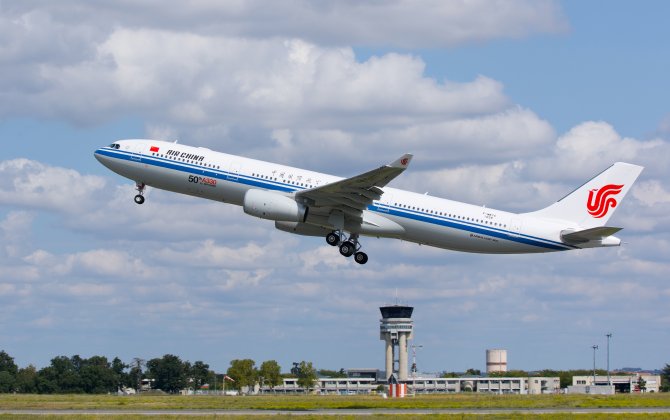 50th A330 for Air China successfully completes maiden flight