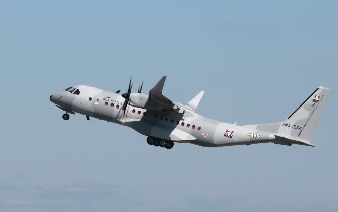 Airbus C295W flies to Antarctica