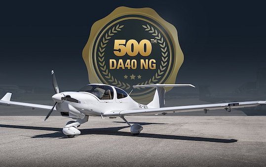 500th Austrian-built Diamond Aircraft DA40 NG