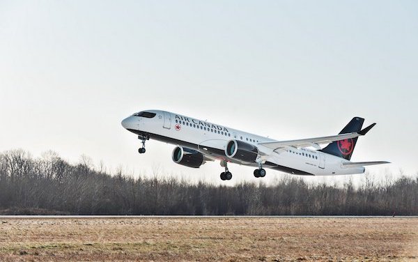 Air Canada&rsquo;s first A220-300 takes to the skies
