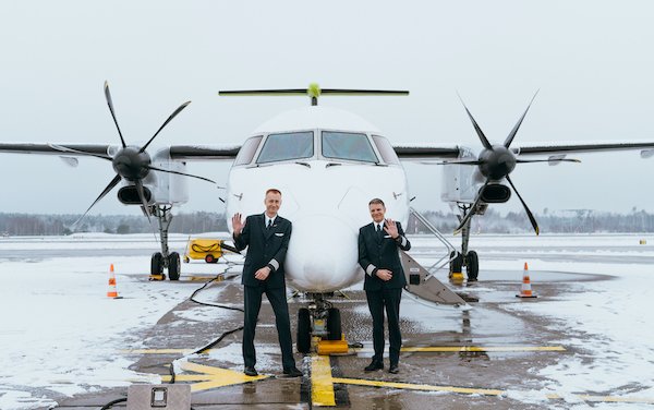 airBaltic farewells the last Bombardier Q400 of its fleet