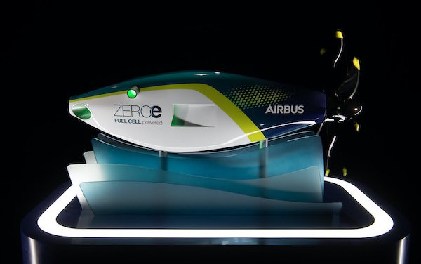 Airbus reveals hydrogen-powered zero-emission engine