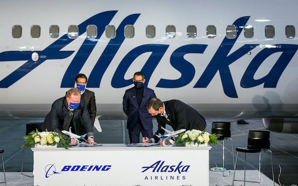 Alaska Airlines boosts 737 MAX orders and options to 120 jets