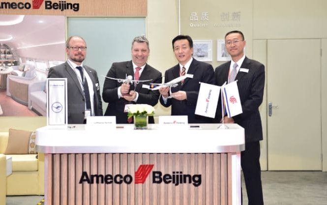 Ameco and Lufthansa Technik sign memorandum of understanding for cooperation in business aircraft services
