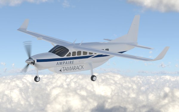 Ampaire and Tamarack Aerospace announce MOU on aerodynamic upgrades