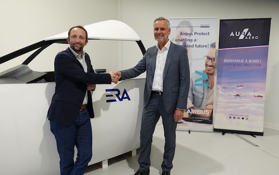 AURA AERO and Airbus Protect join forces for certification of future regional hybrid electric aircraft