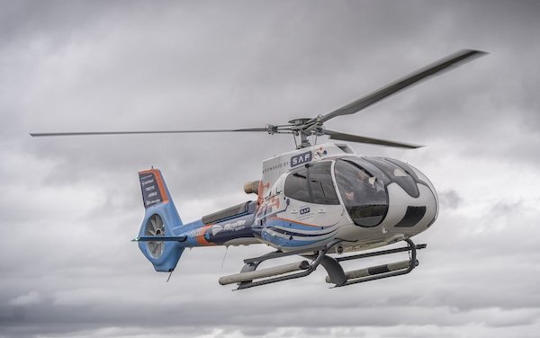 Australia first SAF helicopter flight with Airbus H130