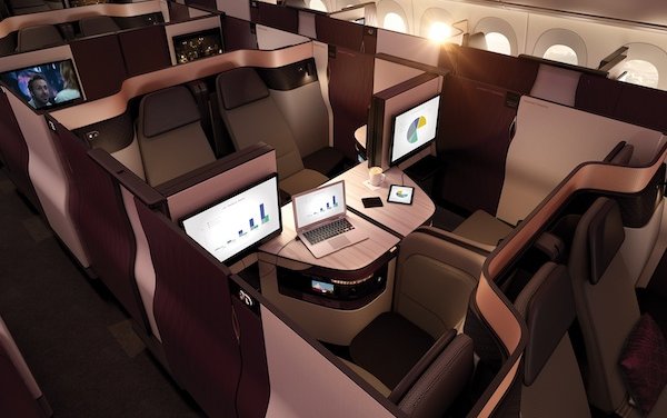 Best Cabin Interior Passenger Experience Award goes to ... Qatar Airways