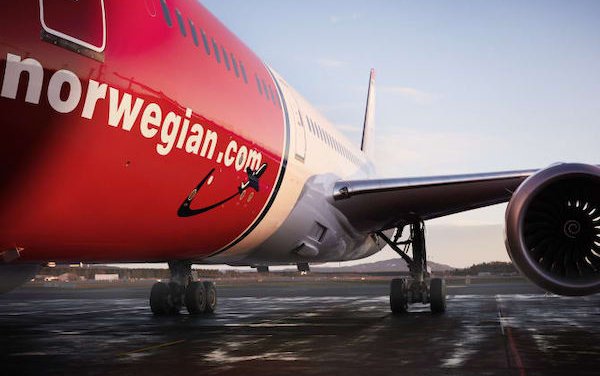Best Low-Cost Carrier in Europe at 2019 APEX Passenger Choice Awards&trade; goes to Norwegian