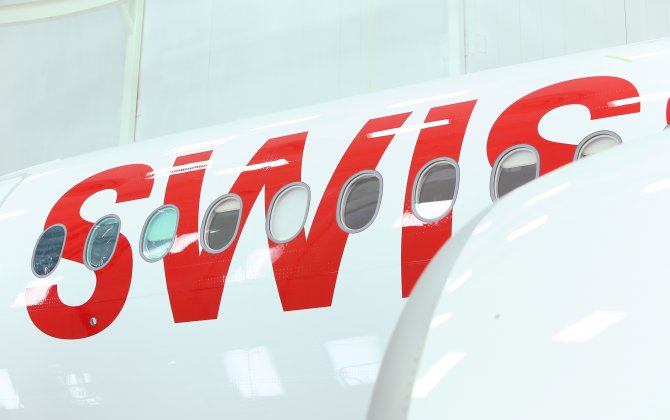 Bombardier Delivers the First CS300 Aircraft to C Series launch Operator SWISS