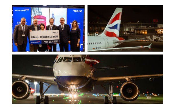 British Airways&rsquo; first flight to Latvia touches down at Riga Airport 