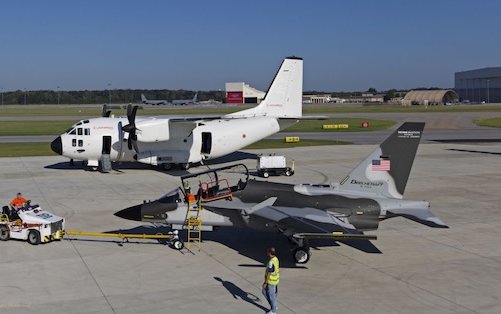 Chapman Freeborn delivers efficient logistics for Leonardo Aircraft M-346 demonstration tour across the United States