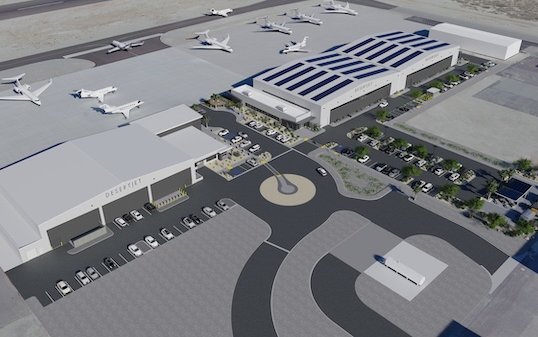 Desert Jet finalizes agreement with Riverside County to expand leasehold, Plans 7.5-acre development at Jacqueline Cochran Regional Airport (KTRM)