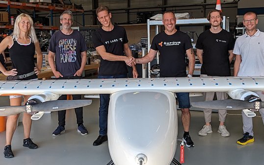 Dufour Aerospace and 9T Labs collaborate on structural composite connectors for Aero2