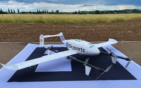 EMED Group and Skyports Drone Services trial medical courier services by drone