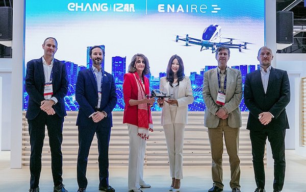 ENAIRE and EHang to collaborate on U-Space and urban air mobility