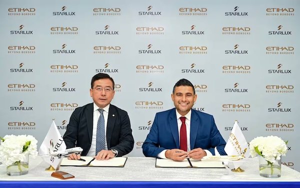 Etihad Airways and STARLUX Airlines sign strategic codeshare partnership