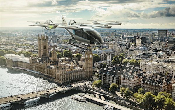 Eve eVTOL cabin for the first time at the Farnborough Airshow