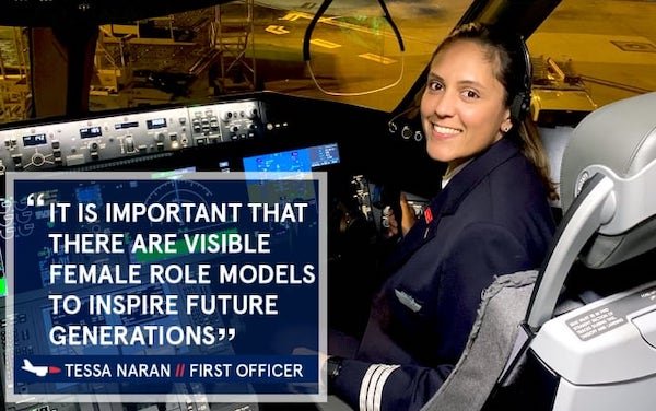 First Officer Tessa Naran - Faces of Norwegian
