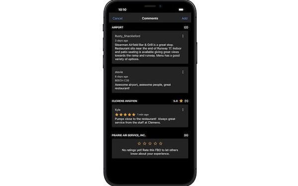 Garmin adds Airport and FBO Comments feature to Garmin Pilot and announces sales promotions