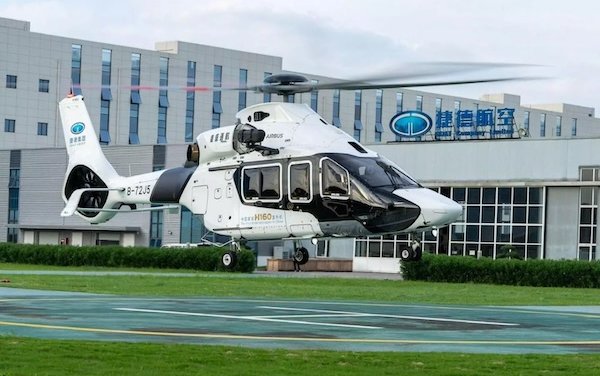 GDAT takes delivery of first Airbus H160 helicopter in China