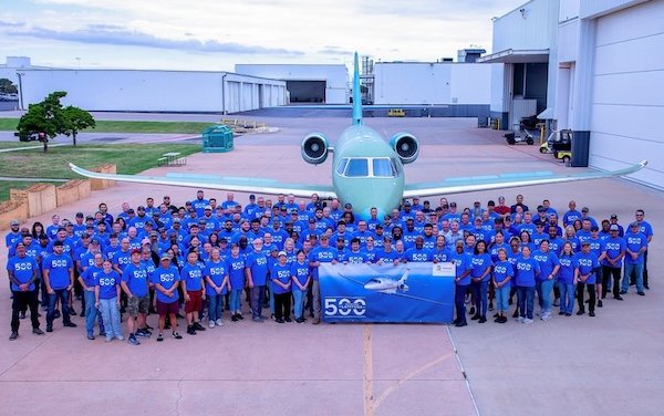 Half a thousand strong: Textron Aviation rolls out 500th Cessna Citation Latitude