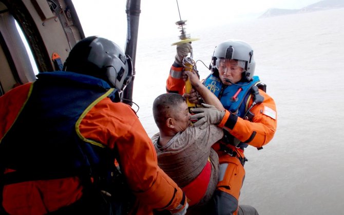 Hong Kong Government Flying Service rescues 70 amid typhoons