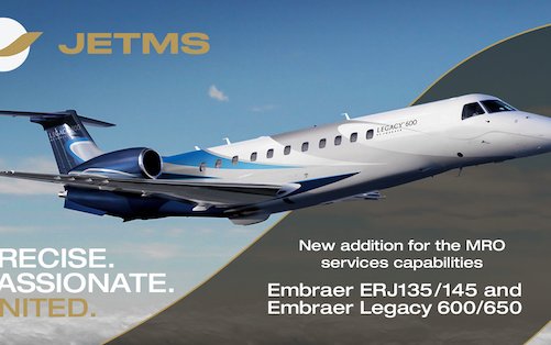 Jet MS adds Embraer ERJ135/145 and Legacy 600/650 to its capabilities