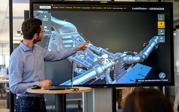 Liebherr and GoJet Airlines ink leak finder service agreement