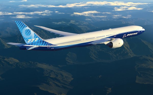 Liebherr Technology  on board of Boeing 777X Maiden Flight 
