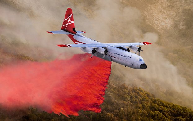 Lockheed Martin Introduces LM-100J 'FireHerc' At Farnborough International Airshow