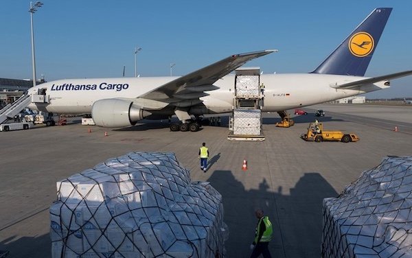 Lufthansa Cargo brings eight million protective masks in Munich