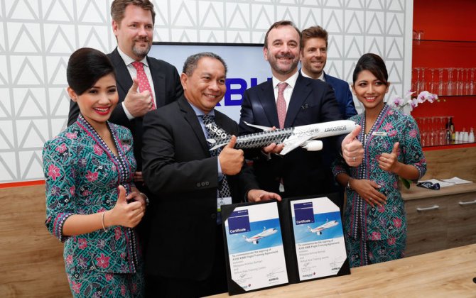 Malaysia Airlines signs with Airbus for A350 XWB flight training
