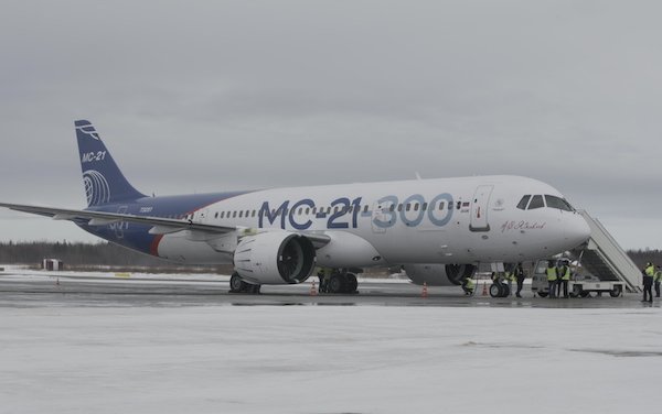 MC-21-300 aircraft flew to Arkhangelsk for testing under natural icing conditions