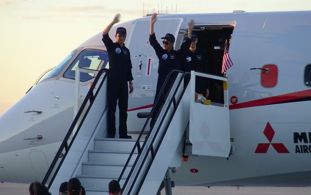 MRJ test fleet grounded after PW1200G flameout