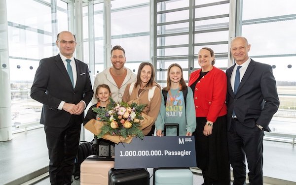 Munich Airport welcomes its one billionth passenger