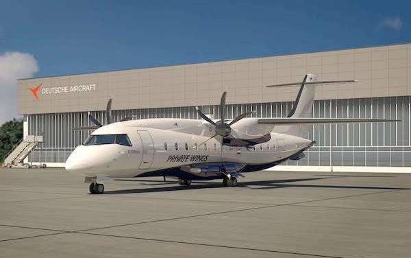 Private Wings announced as launch customer for Deutsche Aircraft D328eco turboprop aircraft