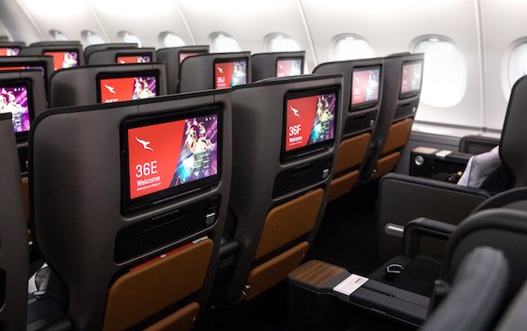 Qantas A380 first class takes off again 