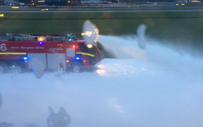 Singapore Airlines plane catches fire while making emergency landing