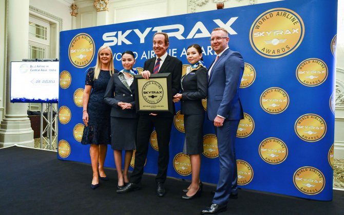 SKYTRAX WORLD AIRLINE AWARDS NAMES AIR ASTANA A WINNER SEVEN YEARS IN A ROW
