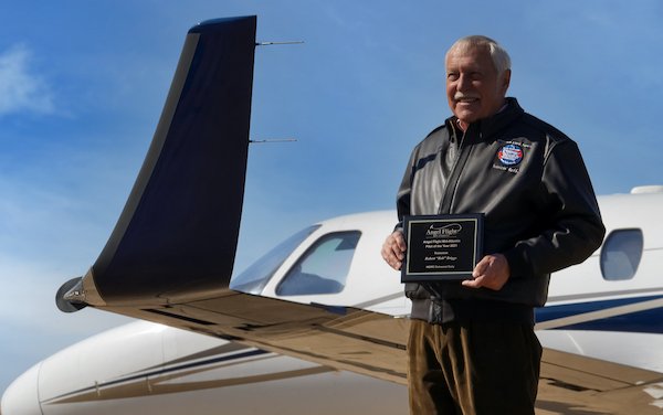 Tamarack active winglets helping charity work - second Angel Flight Mid-Atlantic Pilot of the Year Award