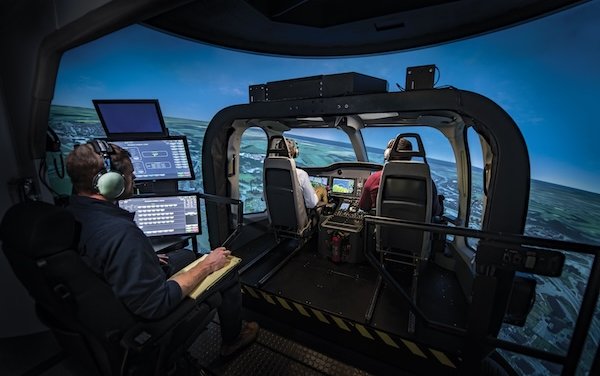 TRU Simulation Bell 525 flight simulator receives FAA Interim Level C qualification
