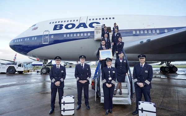 Unique BOAC 747-Inspired suitcases auctioned for Flying Start 