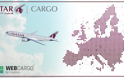WebCargo by Freightos throughout the European region & Qatar Airways Cargo