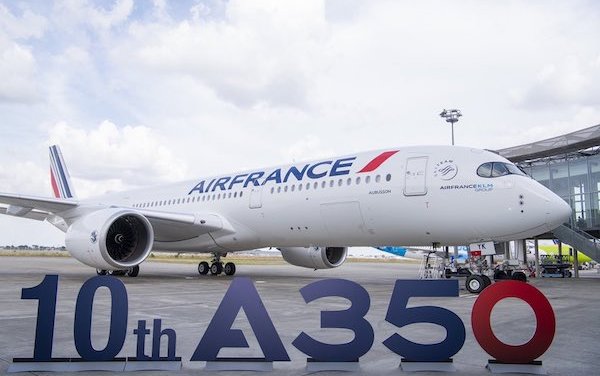 Welcome Aubusson - the 10th Airbus A350 of Air France 