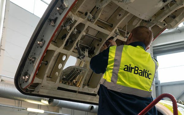 World&rsquo;s First Airbus A220-300 C Check performed by airBaltic